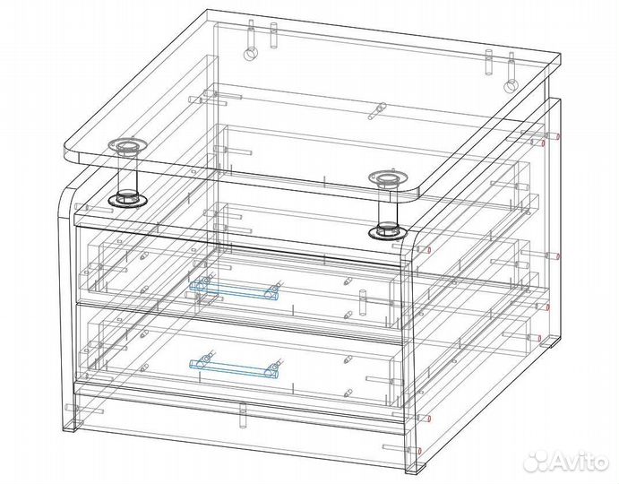 Тумба прикроватная