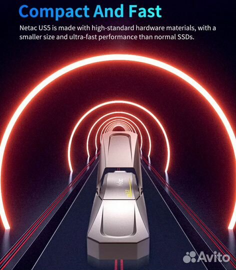 Флешка Netac US5 USB 3.2 Gen 2 Type-C