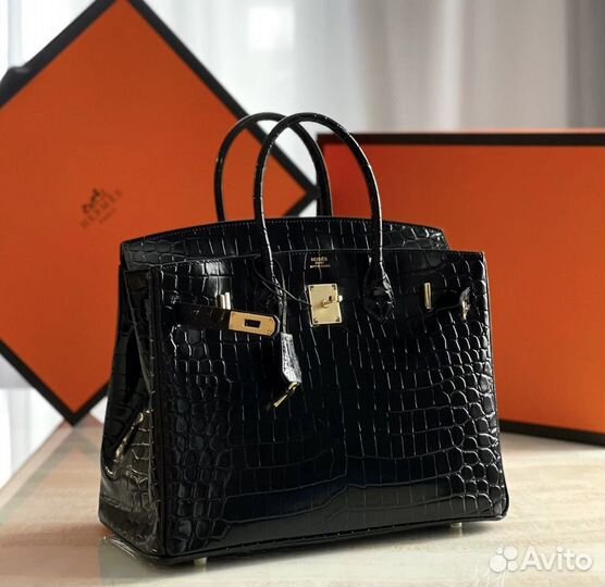 Hermes Birkin 35 Alligator сумка женская