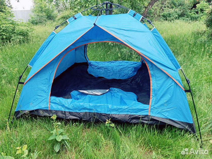 Палатка трех-четырехместная автоматическая новая