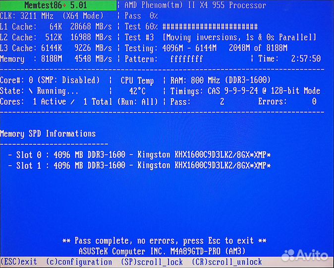 DDR3 2x4gb 1600mhz 2rank CL9-9-9-24 Genesis LoVo