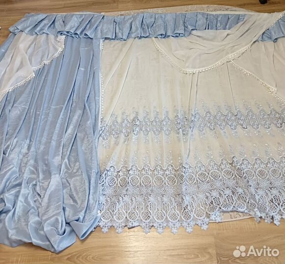 Штора с ламбрекеном