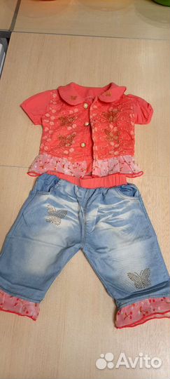 Детская одежда для девочек от 12 мес до 2 лет