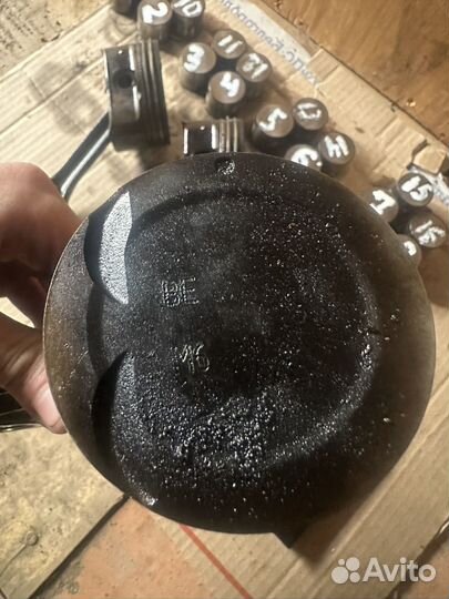 Поршня с шатунами на huynday solaris 1.6 g4fc