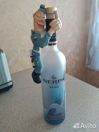 Фигурка керамическая на бутылку штрафная