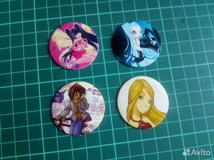 Фишки (кэпсы) Winx Винкс W.I.T.C.H Чародейки