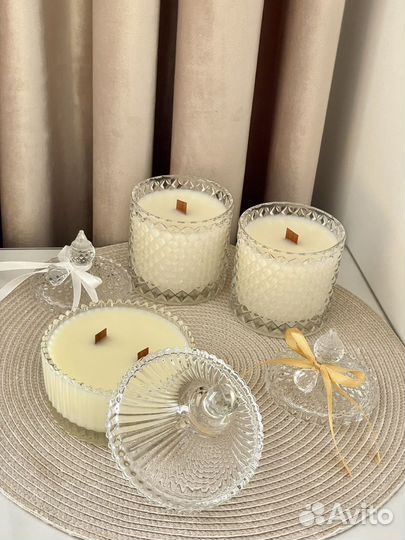 Свечи из соевого воска премиум качества