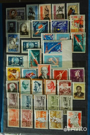 Чистые марки СССР 1960-1991, РФ 1992-1995