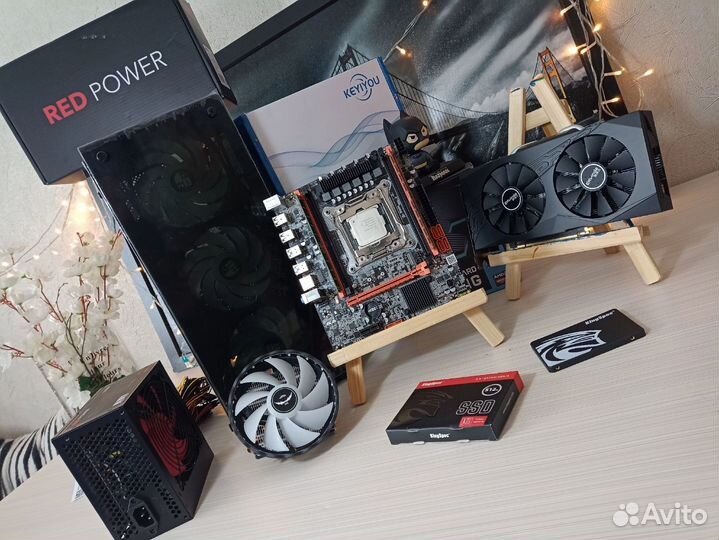 Пк (10 ядер, RX580 8GB gddr5, 16GB озу, 512GB SSD)