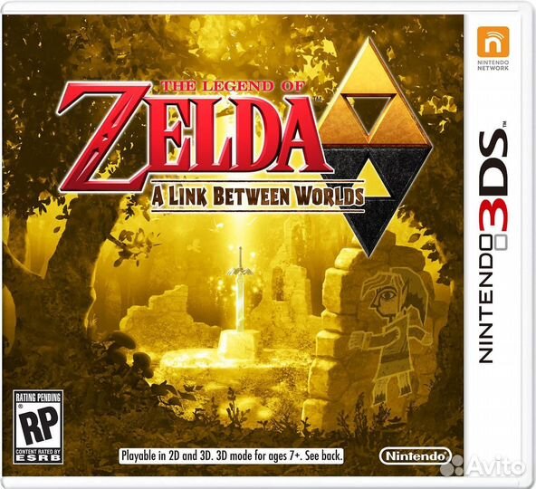 The Legend of Zelda: A Link Between Worlds 3DS, английская версия