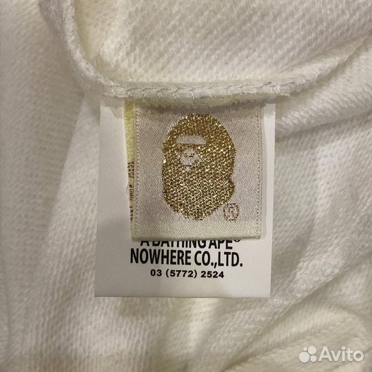 Свитшот Bape One Point белый