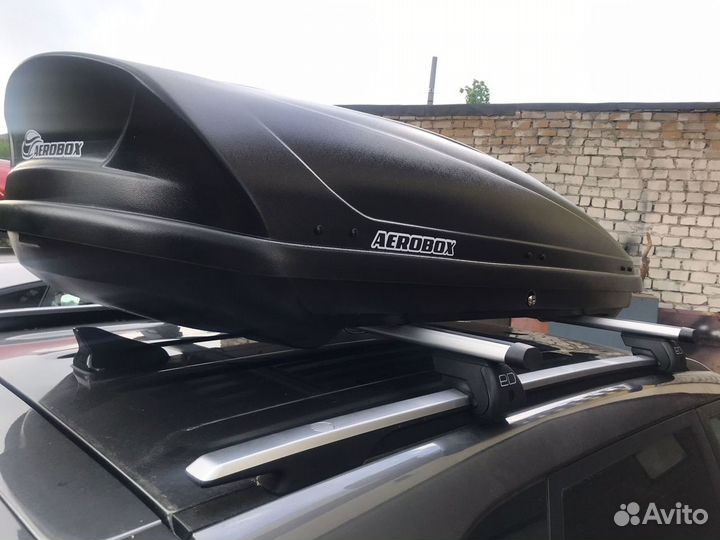 Автобокс Aerobox 470л двусторонний на Киа Селтос