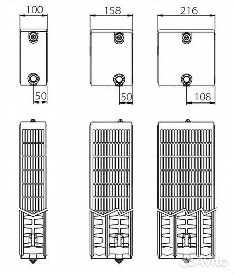 Стальной панельный радиатор отопления с боковым по