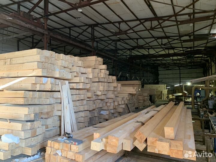 Брус профилированный с чашками