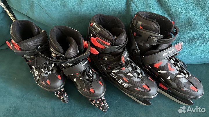 Коньки детские раздвижные