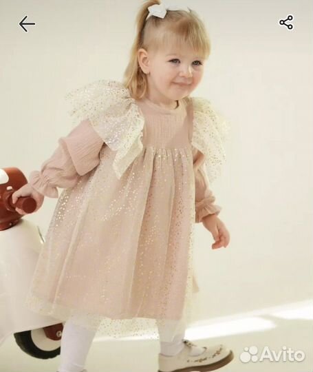 Платье для девочки 92