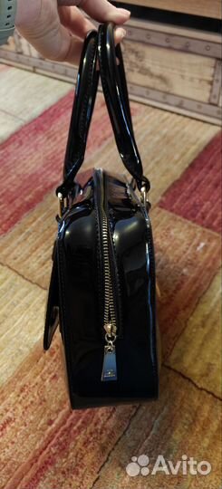 Сумка женская черная лаковая