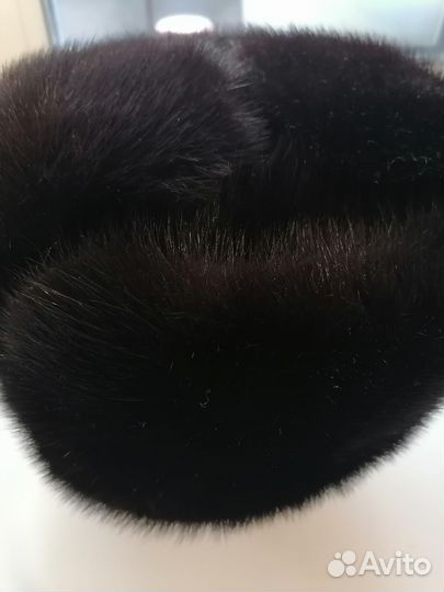 Норковая шапка мужская бу