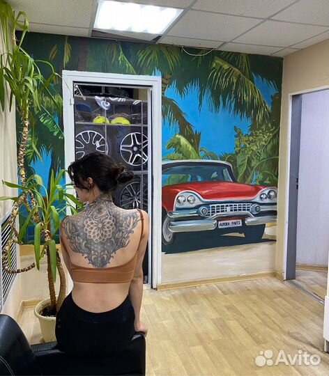 Граффити/художник/роспись стен