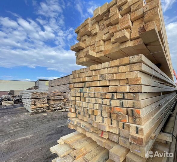Доска обрезная 25х150х6000