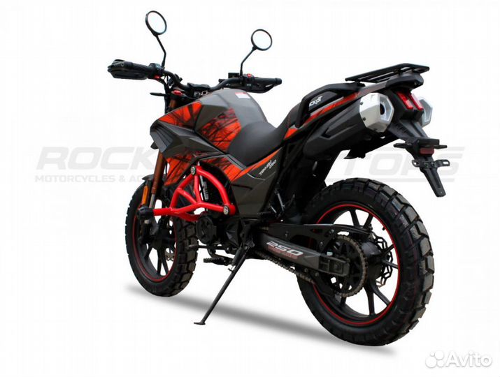 Мотоцикл турэндуро rockot hound 250 LUX птс оран