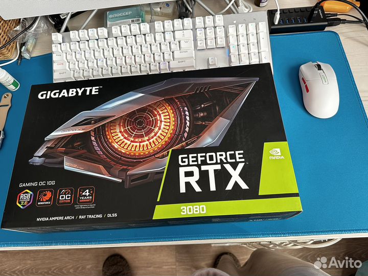 Видеокарта gigabite GeForce RTX 3080 gaming OC
