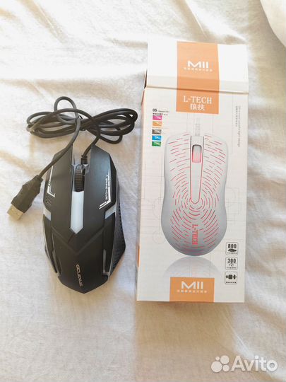 Мышка с подсветкой проводная