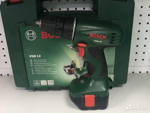 Шуруповерт Bosch PSR 12 тб2