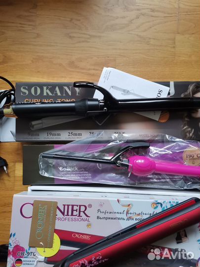 Плойки, утюжок, плойка для афро