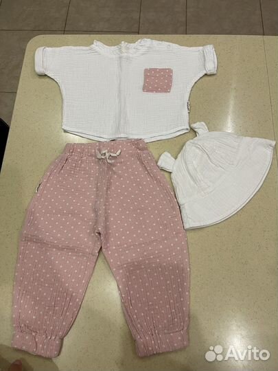 Одежда для девочки пакетом 74 80