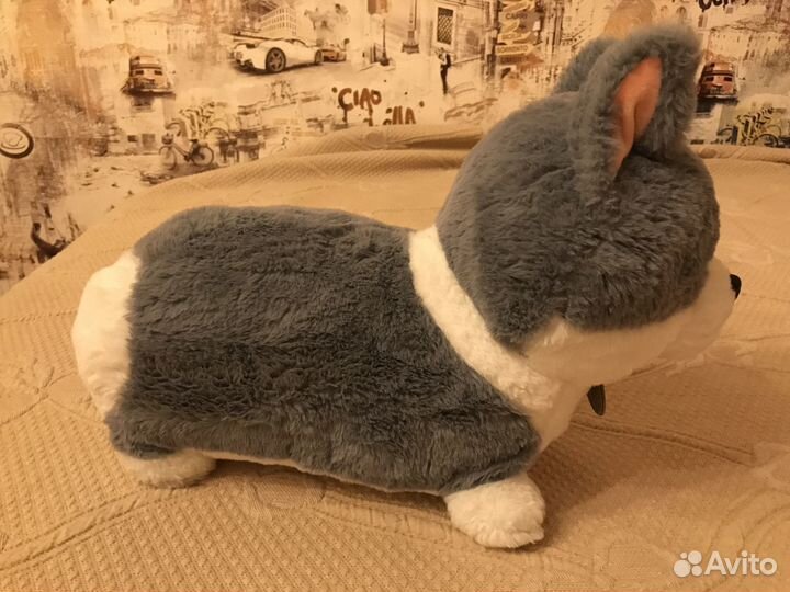 Собака корги (мягкая игрушка
