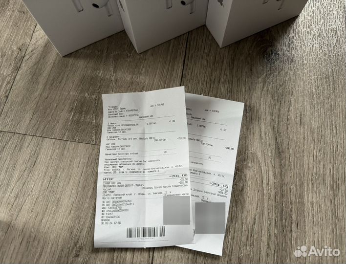 Apple AirPods 3 оригинал рст