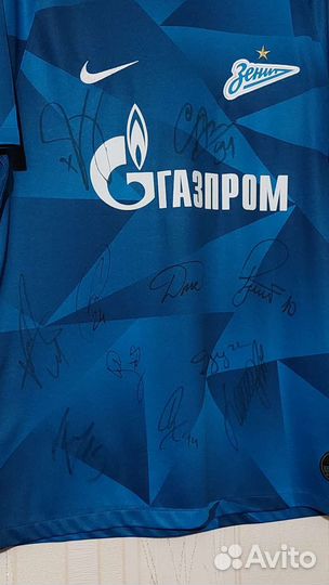 Футболка с автографами Зенит 19/20