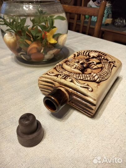 Керамическая фляга