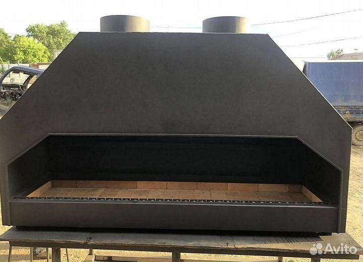 Мангал с гидрофильтром для кафе