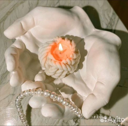 Фигурка-Подсвечник для Дома, Интерьера, Уюта, Гипс