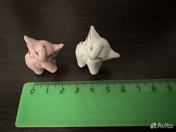 Фарфоровые слоники из Чехии