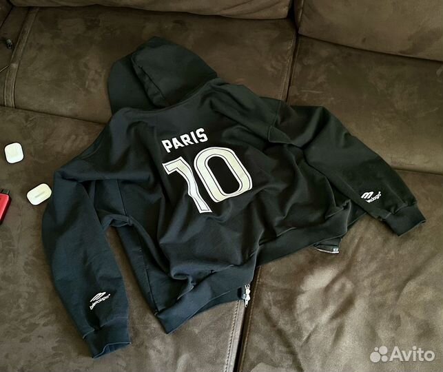 Balenciaga soccer zip hoodie