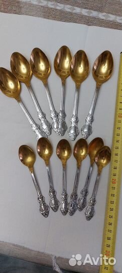 Набор чайных и кофейных ложек в коробке СССР новый