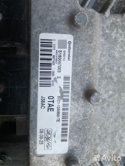 Эбу (мозги) на форд фиеста 6