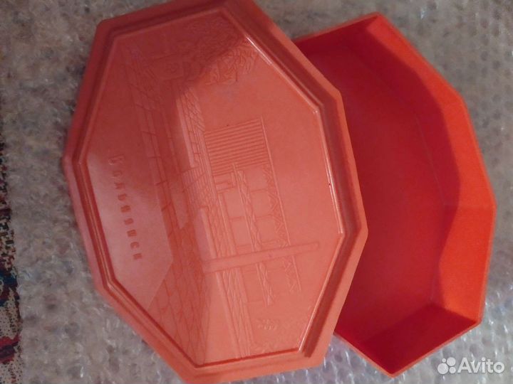 Шкатулка советская пластиковая СССР