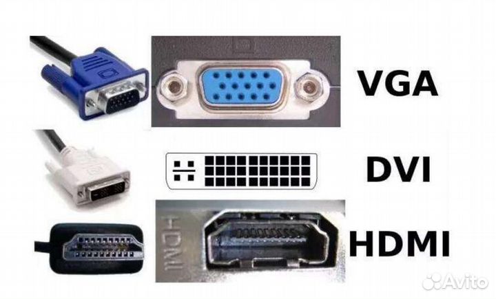 Кабель-переходник цифро-аналоговый hdmi - VGA