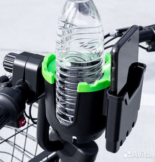 Держатель для бутылки, стакана, телефона два в одн