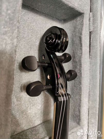 Электроскрипка 4/4 (богатый комплект)