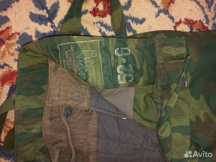 Зимние ватные штаны