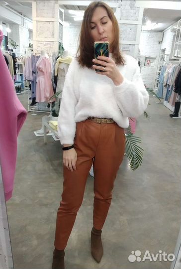 Брюки из экокожи toptop