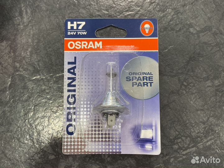 Лампочки h7 osram 24v 70 w