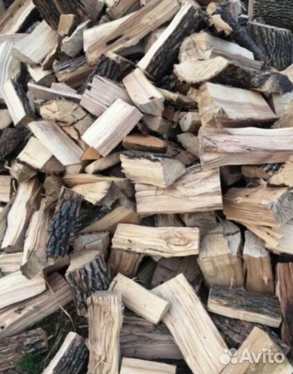 Дрова колотые дуб