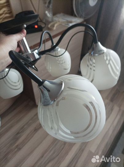 Люстра потолочная подвесная бу