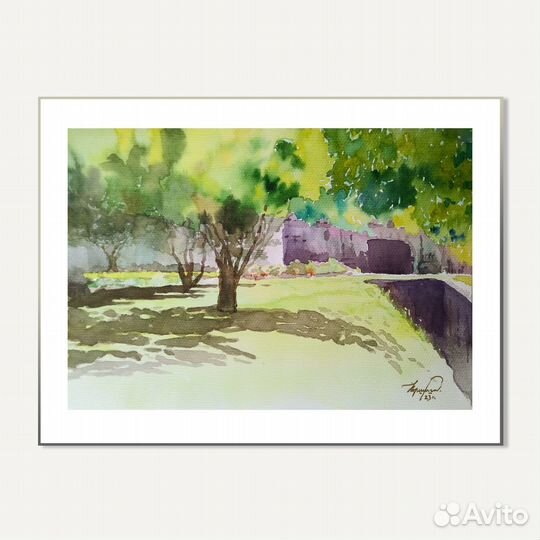 Акварельная картина 